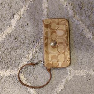 • coach • wristlet